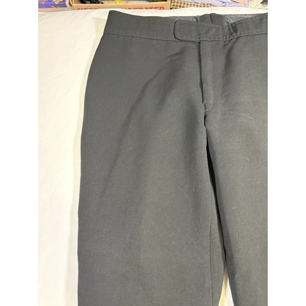 Vintage Roffe Ski Pants Men's 34 x 29 Black Stretch Jet Pants Made in USA Retro